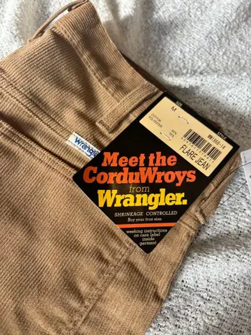 택 포함 새상품 Wrangler 랭글러 플레어 팬츠 코듀로이