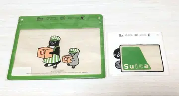[ 미사용품 ] Suica 펭귄 패키지 지퍼 백 2종 세트