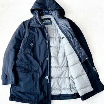 HERNO 헬로 다운 자켓 SUB-ZERO 네이비 라이너 포함