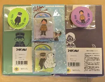 골든 카무이 비즈니스 연필꽂이 아크릴 디오라마 배지 츠키시마 코이토