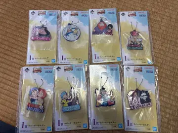 원피스 1번 복권 드라마틱 메모리즈 I상 러버 키링 전 8종