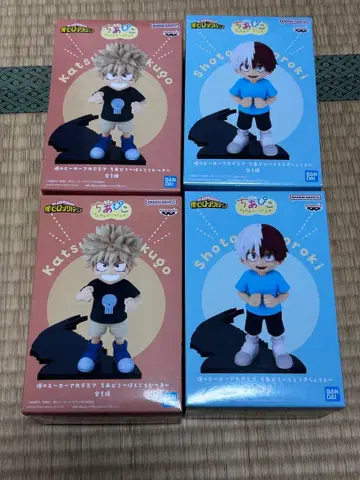 치아피코 토도로키 쇼토 바쿠고 카츠키 피규어 2세트