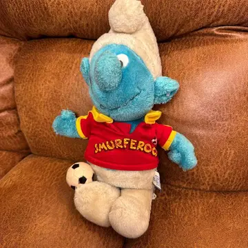 스머프 봉제 인형 축구공 포함 sm7