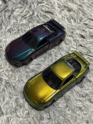 토미카 마조라 컬러 R34 FD 2대 세트