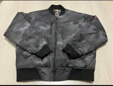 [ 새상품급 ] 바틀 플라이트 자켓 5260 카모플라주 블랙 3L