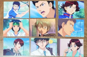 테니스의 왕자님 테니프리 브로마이드 에치젠 료마 외 9장 세트 레어