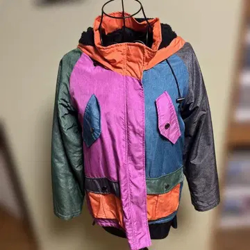 Sorridere 멀티 컬러 패치워크 블루종