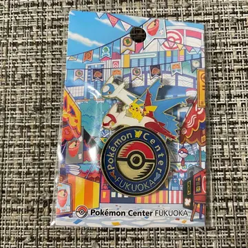 포켓몬 센터 후쿠오카 한정 로고 핀즈 새상품 익명 배송
