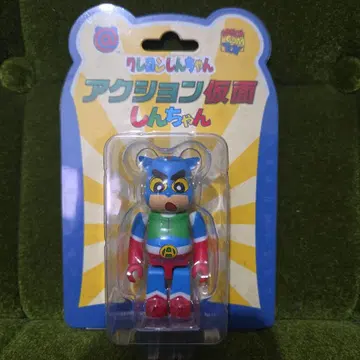 베어브릭 짱구는 못말려(크레용 신짱) 액션 가면 피규어