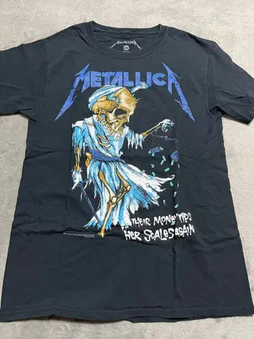 METALLICA 스켈레톤 디자인 T셔츠