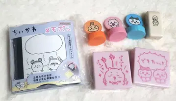 치이카와 (먼작귀) 메모폰 스탬프 도장 세트