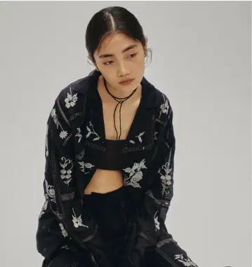 todayful Embroidery Patchwork Shirts