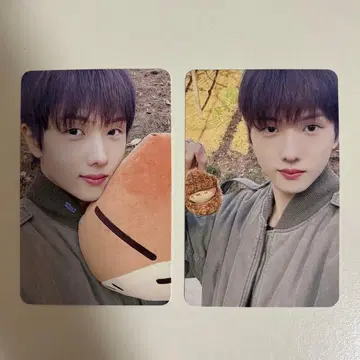NCT DREAM 지성 군밤맨 야키쿠리만 트레이딩 카드 2장 세트