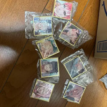 콩 가샤 색지 NARUTO-나루토- 돌풍전 총 8종류 컴플리트 세트