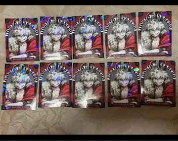 최강 점프 1월호 히로아카 홀로그램 스티커 바쿠고 카츠키 10장