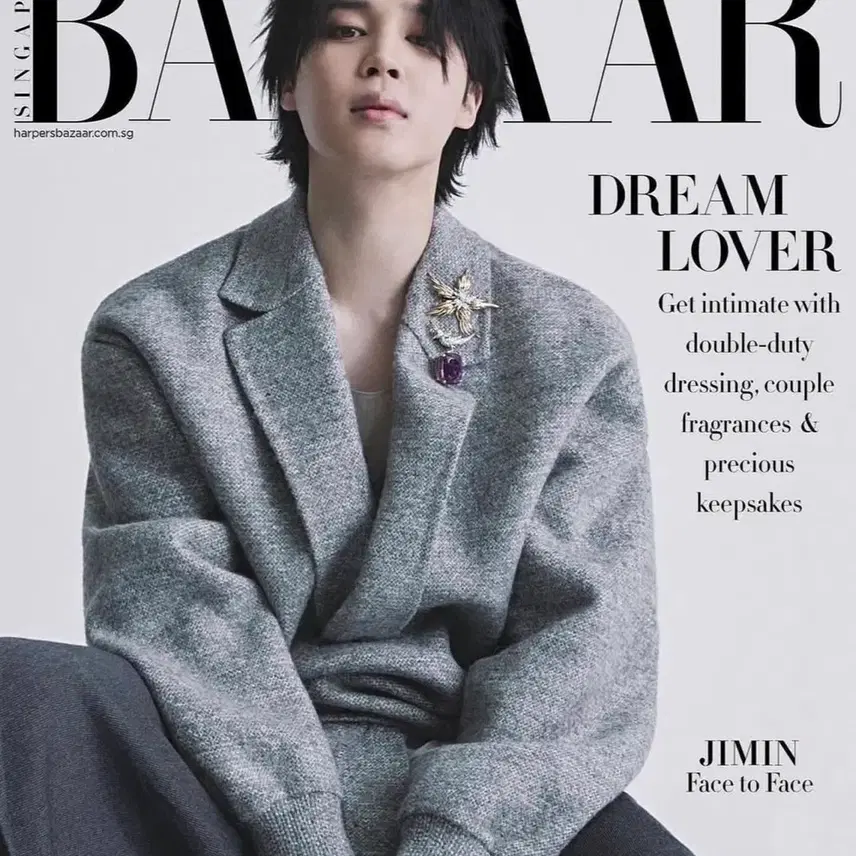 디올 23fw 그레이 버진 울 알파카 트위드자켓 사진 6