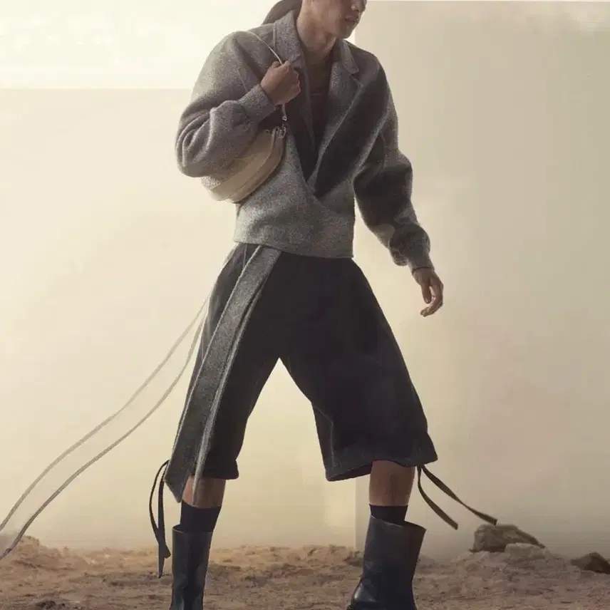 디올 23fw 그레이 버진 울 알파카 트위드자켓 사진 8