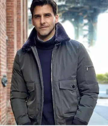 MOORER 무레르 밀리터리 다운 자켓 플라이트 자켓