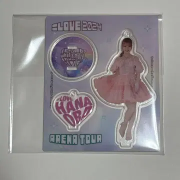 오바 하나 핑키 의상 아크릴 스탠드 이코러브