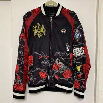 REASON 스카잔 자수 자켓