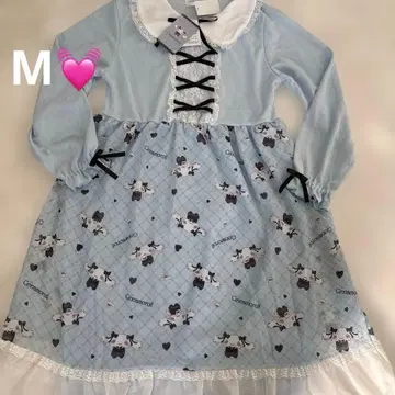 미사용 새상품 시나몬 산리오 룸웨어 파자마 원피스 M 사이즈