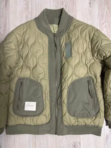 karaku 퀼팅 충전솜 플라이트 자켓 라이너 XL