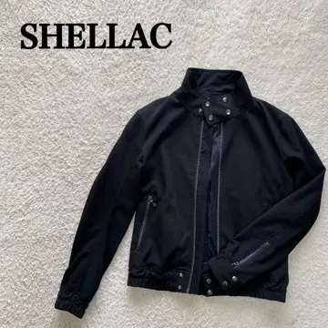 새상품급 SHELLAC 집업 나일론 자켓 블랙