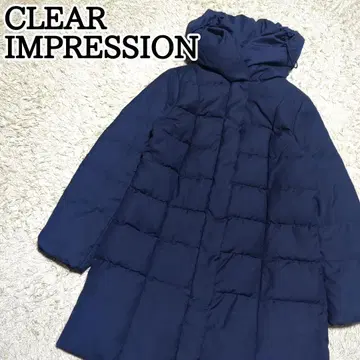 CLEAR IMPRESSION 숄카라 다운 코트 M