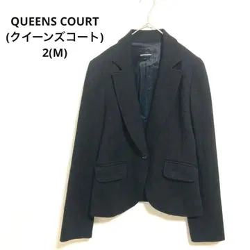 a0009 QUEENS COURT 테일러드 자켓 블랙 2(M)
