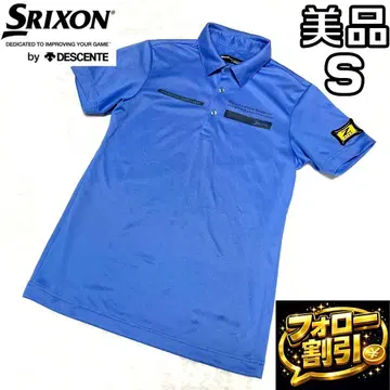 [팔로우 할인] 새상품급 스릭슨 데상트 피케 셔츠 남성용 반팔 S사이즈