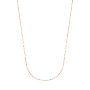 K10 핑크 골드 목걸이 (40cm)