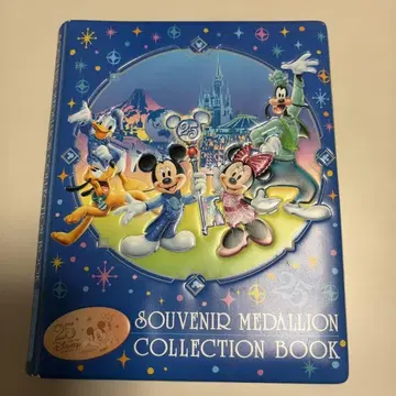 도쿄 디즈니 리조트 25주년 메달리온 컬렉션 북 수베니어 메달 포함