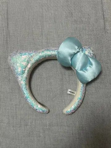 유니버셜 머리띠 키티 스카이블루 스팽글