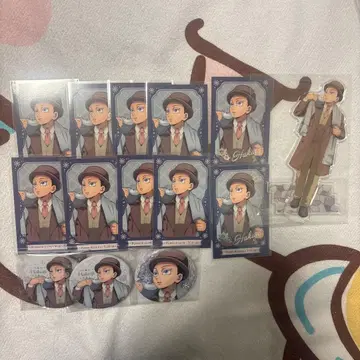 귀멸의 칼날 AGF 폴라로이드풍 브로마이드 아크릴 스탠드 캔뱃지 코하쿠