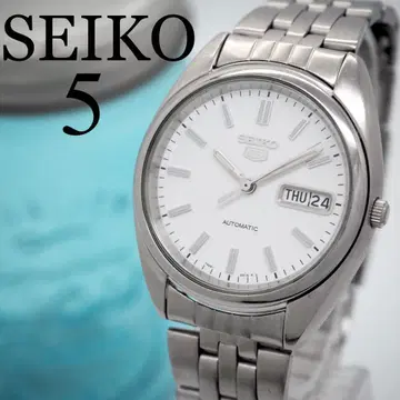 342 작동 SEIKO 시계 세이코 파이브 자동 와인딩 스켈레톤 남성용