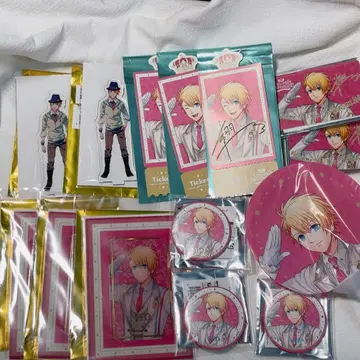 우타프리 원더랜드 WL 라이스 쇼 특전 금박 캔뱃지 복권