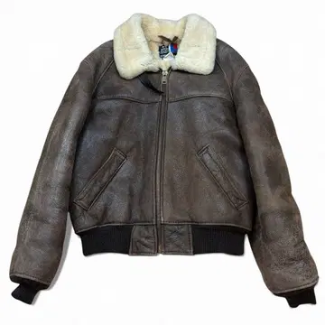 레어 사이즈 44 Schott B-6 무스탕 자켓 양가죽