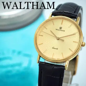 486 작동 Waltham 시계 벨트 새상품 남성용 골드 빈티지