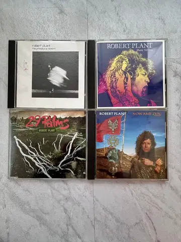 ROBERT PLANT 4장 세트 일본 국내 & 서독