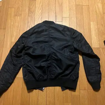 MA-1 플라이트 자켓 블랙 L