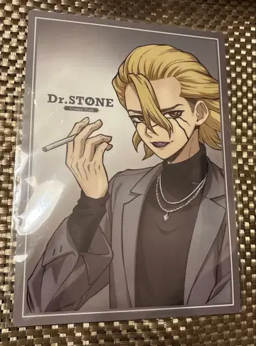 Dr.STONE A4 비주얼 패널 AMOCAFE 스탠리