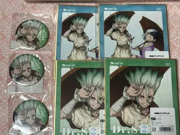 Dr.STONE 레이니 복권 겐 센쿠 캔뱃지 색지