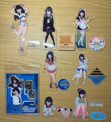 그리드맨 타카라다 리카 아크릴 스탠드 묶음 판매 세트