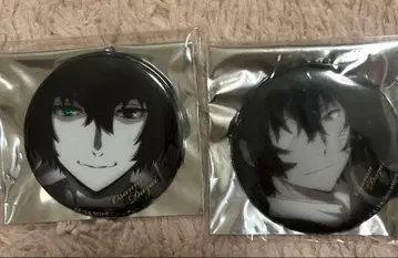 문호 스트레이독스 시크릿 흑백 캔뱃지 블랙 시대 다자이 오사무