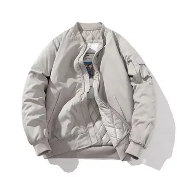 그레이 MA-1 플라이트 자켓