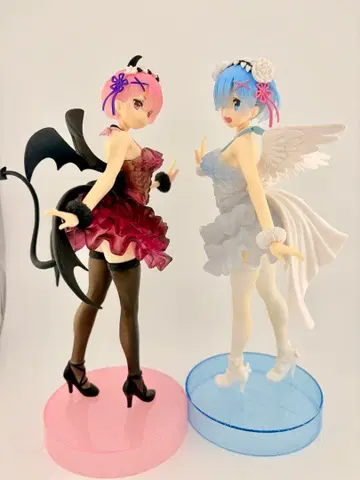 람과 렘 피규어 2체 세트 리제로