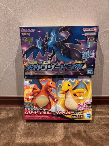 새상품 포켓몬 프라모델 리자몽x 리자몽 카이류 vs 세트 포켓몬 프라모델
