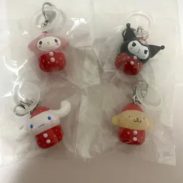 산리오 딸기 메지루시 액세서리 마이멜로디 쿠로미 시나몬 폼폼푸딩