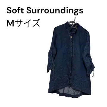 Soft Surroundings 다크 블루 M 사이즈 셔츠
