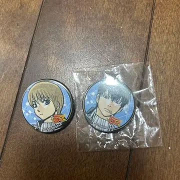 점프 50주년 기념 한정판 특전 캔뱃지 은혼 히지카타 토시로 오키타 소고